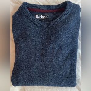 Barbour blue sweater (s) worn